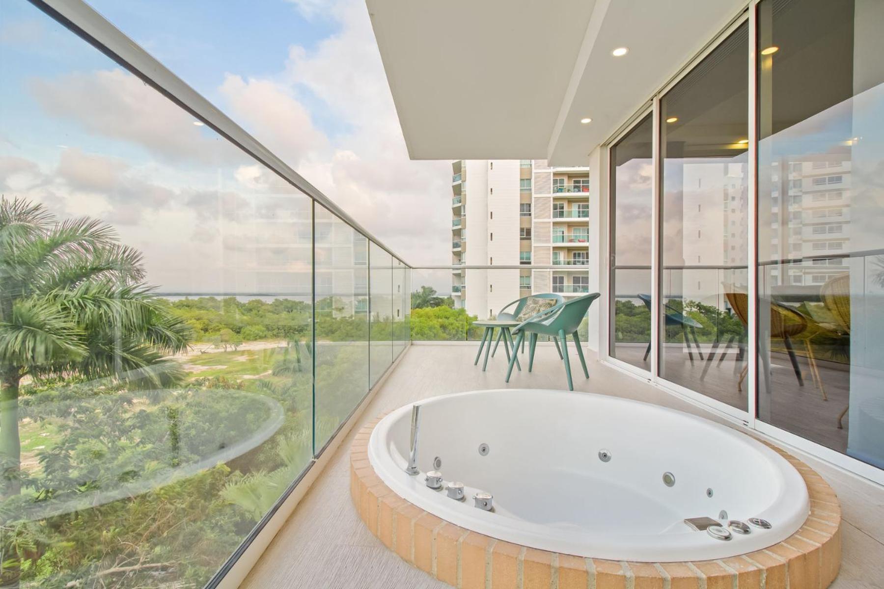 Martinique Cartagena - Apartamentos A Corta Caminata De Playa Azul Esterno foto