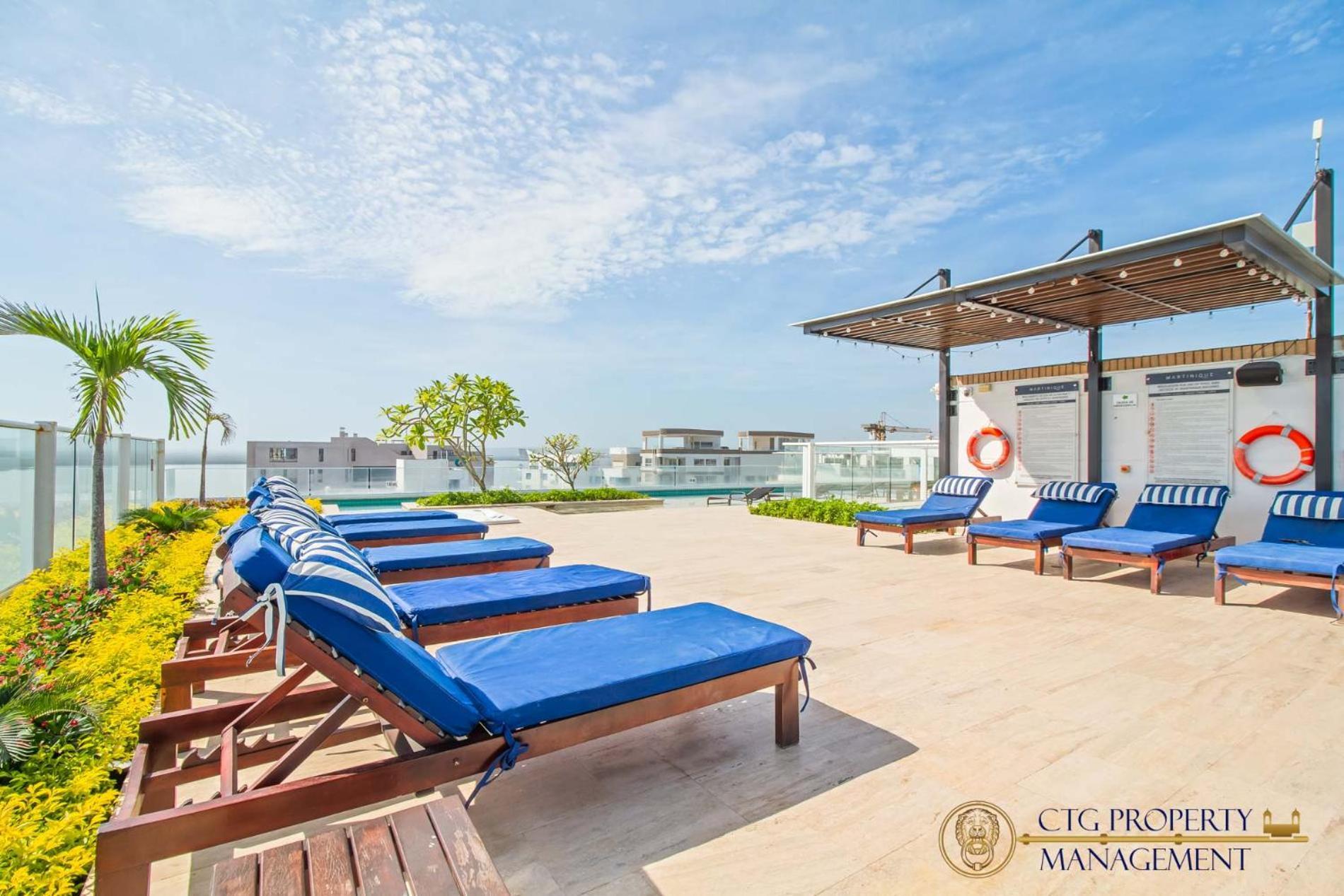 Martinique Cartagena - Apartamentos A Corta Caminata De Playa Azul Esterno foto